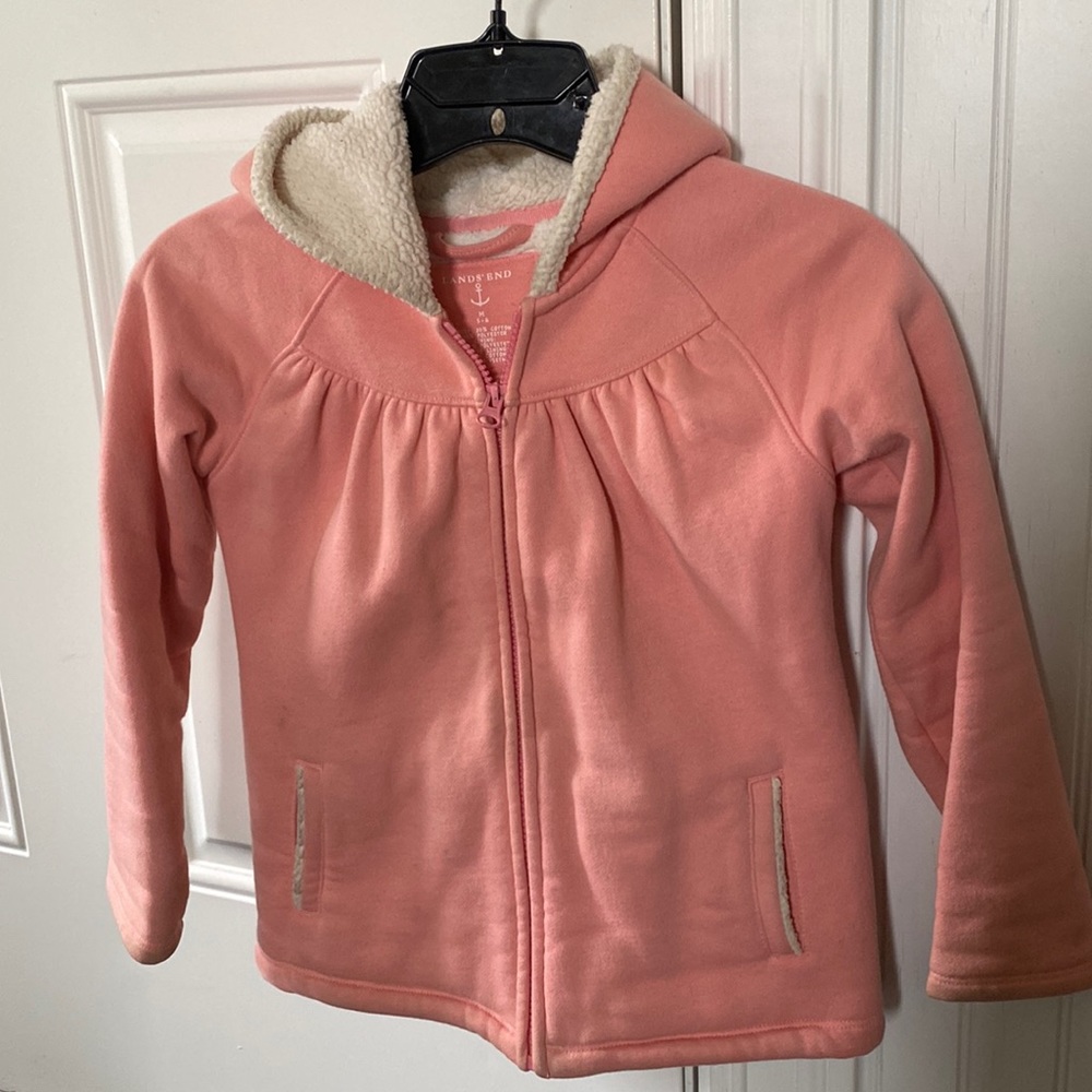 Lands’ End girls fleece jacket.